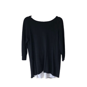 White House Black Market Black Sweater Women's Large